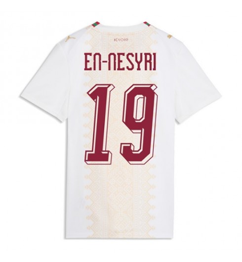 Maroko Youssef En-Nesyri #19 Venkovní Dres pro Dámské MS 2026 Krátký Rukáv Maroko Youssef En-Nesyri #19 Venkovní Dres pro Dámské MS 2026 Krátký Rukáv